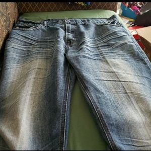 ROK JEANS MEN 38 X 32 Blue Denim Casual Academia Any Occasion Streetwear School